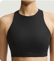 BACK BLACK Open Midriff Crop Hoodie — Rival Gear